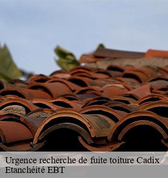 Urgence recherche de fuite toiture  cadix-81340 Etanchéité EBT