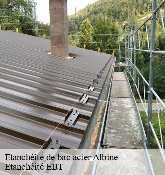 Etanchéité de bac acier  albine-81240 Etanchéité EBT